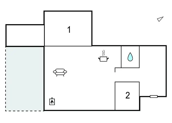 2 Bedroom Beautiful In Σπίτι διακοπών Tarm